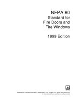 book NFPA 80, Fire doors and fire windows