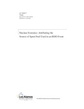 book Forward model calculations for determining isotopic compositions of materials used in a radiological dispersal device