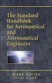 book The standard handbook for aeronautical and astronautical engineers