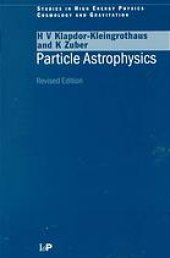 book Particle astrophysics