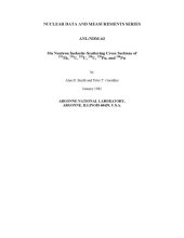 book Neutron inelastic-scattering cross sections of ²³²Th, ²³³U, ²³⁵U, ²³⁸U, ²³⁹Pu and ²⁴°Pu. [LMFBR]