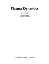 book Plasma dynamics