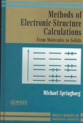 book Methods of electronic-structure calculations : from molecules to solids