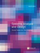 book Systems analysis and design