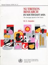 book Nutrition research in South-East Asia : the emerging agenda of the future