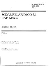 book SCDAP/RELAP5/MOD3.1 code manual