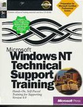 book Microsoft Windows NT technical support training