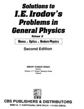 book Solutions to I.E. Irodov's problems in general physics. Volume 2, Waves, optics, modern physics
