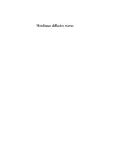 book Nonlinear diffusive waves