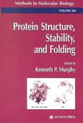 book Protein structure, stability, and folding