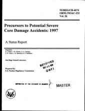 book Precursors to potential severe core damage accidents : a status report