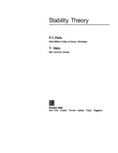 book Stability theory