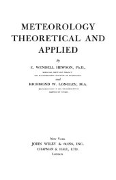 book Meteorology, theoretical and applied