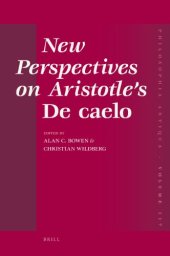 book New Perspectives on Aristotle’s De caelo