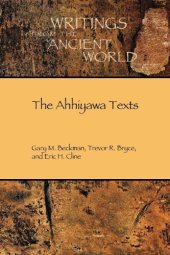 book The Ahhiyawa Texts