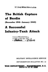 book The British capture of Bardia (December 1941-January 1942) a successful infantry-tank attack