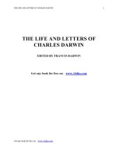 book The Life and Letters of Charles Darwin Vol 2