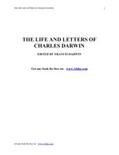 book The Life and Letters of Charles Darwin Vol 1 