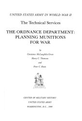 book The Ordnance Department : planning munitions for war