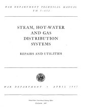 book Steam, hot-water, and gas distribution systems : repairs and utilities