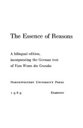 book The Essence of Reasons:a Bilingual Edition