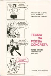 book Teoria da Poesia Concreta - Textos críticos e manifestos (1950-1960)