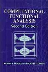 book Computational functional analysis