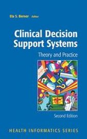 book Clinical decision support systems : theory and practice