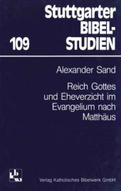 book Reich Gottes und Eheverzicht im Evangelium nach Matthäus