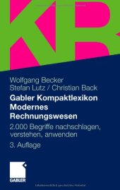 book Gabler Kompaktlexikon Modernes Rechnungswesen: 2.000 Begriffe nachschlagen, verstehen, anwenden