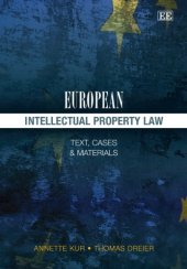 book European Intellectual Property Law: Text, Cases and Materials