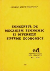 book Conceptul de mecanism economic si diversele sisteme economice