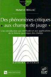 book Des PhenomeМЂnes critiques aux champs de jauge