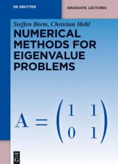 book Numerical Methods for Eigenvalue Problems