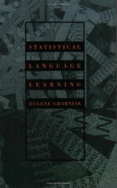 book Statistical language learning