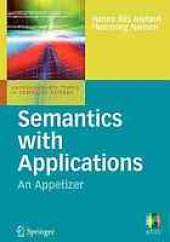 book Semantics with applications : an appetizer