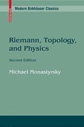 book Riemann, topology, and physics