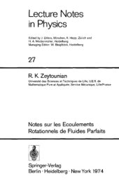 book Notes sur les ecoulements rotationnels de fluides parfaits