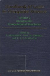 book Handbook of Logic in Computer Science. Volume 2: Background: Computational structures