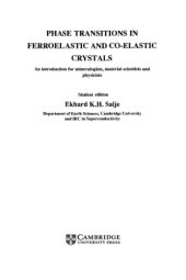 book Phase Transitions in Ferroelastic and Co-elastic Crystals