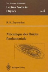book Mecanique des fluides fondamentale