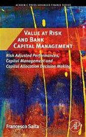 book Value at risk and bank capital management