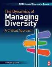 book The dynamics of managing diversity : a critical approach