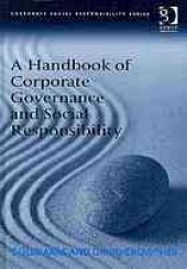 book A handbook of corporate governance and social responsibility