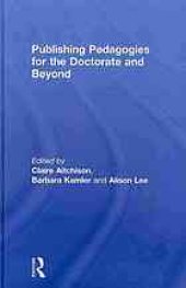 book Publishing pedagogies for the doctorate and beyond