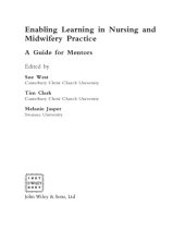 book Enabling learning in nursing and midwifery practice : a guide for mentors