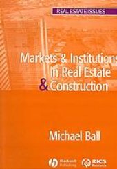 book Markets & institutions in real estate & construction