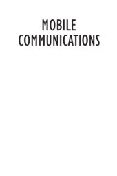 book Mobile communications : an introduction to new media