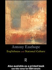 book Englishness and national culture