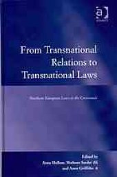 book From transnational relations to transnational laws : northern European laws at the crossroads